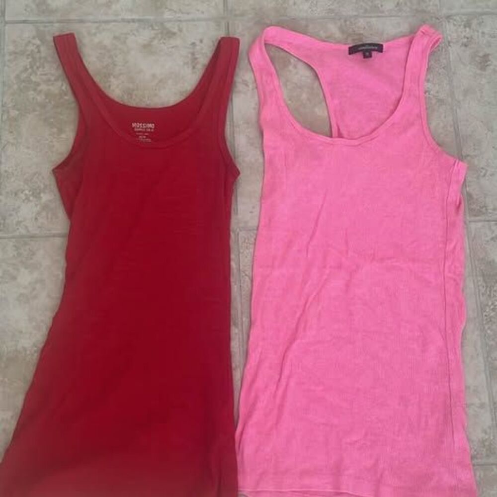 2 Women’s Tank Tops — XS/Small (both fit XS-Small)
